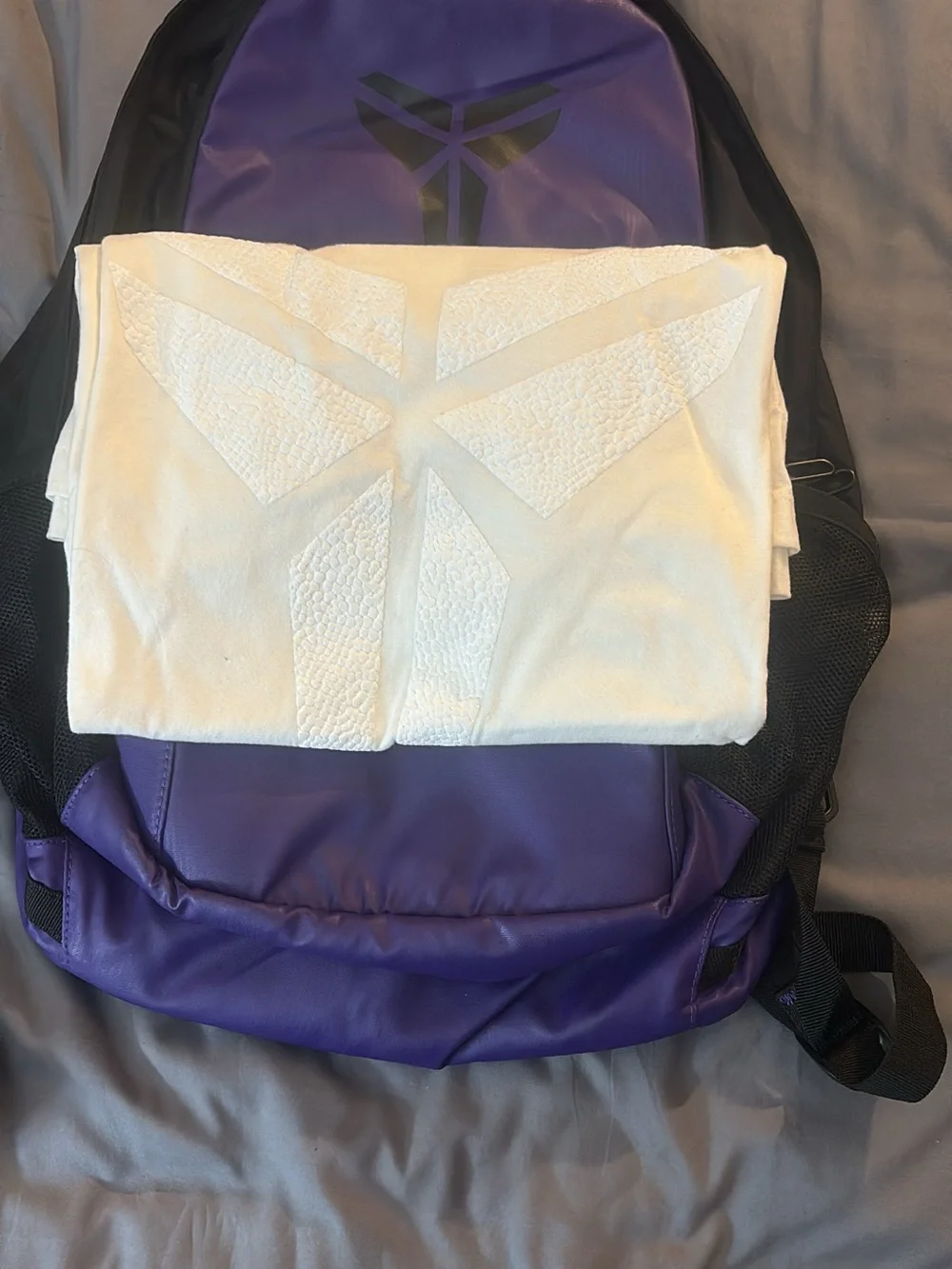 Nike Purple and Black Men’s Backpack with Kobe Logo